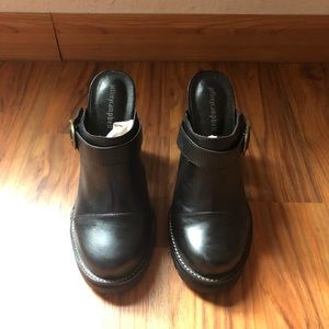 Jeffrey Campbell Madison Mule Lug platform Heels.